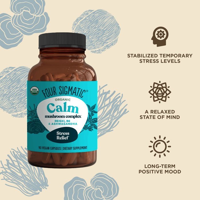 Four Sigmatic Organic Calm Mushroom Complex Capsules - Image 2